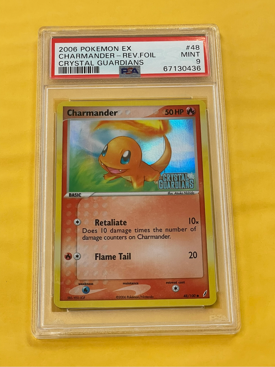 2006 Pokemon EX Crystal Guardians Charmander Reverse Holo Foil #48