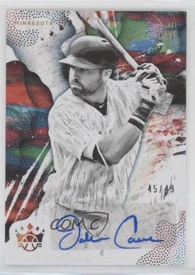 2019 Panini Diamond Kings DK Signatures Holo Gold 45/49 Jake Cave Auto a8r