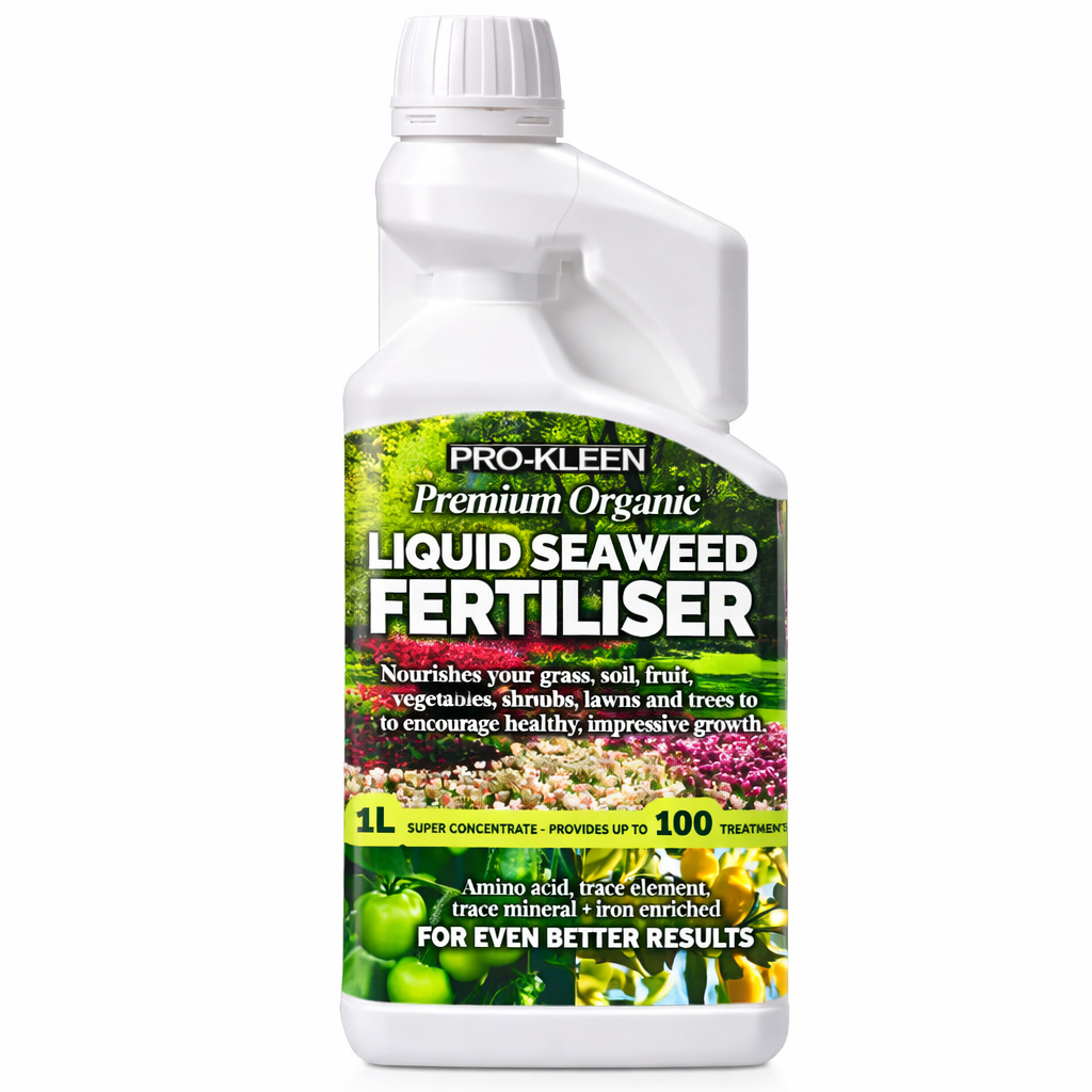 ProKleen Organic Liquid Seaweed Fertiliser Concentrate Premium Plant Feed 1L