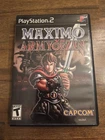 Maximo vs Army of Zin (PlayStation 2 PS2, 2004) Complete CIB w Manual TESTED