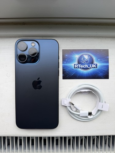 Apple iPhone 15 Pro Max 256GB Blau, Entsperrt, 84% Batteriezustand Guter Zustand