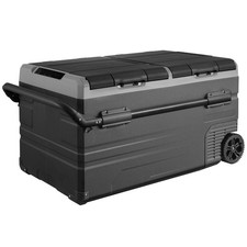 Uimoso Portable Dual Zone Car Refrigerator Freezer with Compressor,115L Capacity