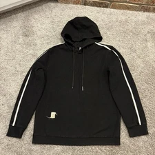 Thom Browne New York Black Stripe Oversized Hoodie Pullover sweatshirt 25N Sz 1