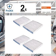 2x ORIGINAL® PURRO Filter, Innenraumluft Aktivkohle für Mercedes-Benz 123