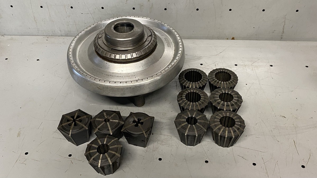 Jacobs Spindle Nose Lathe Chuck Model 91-c6 Set of 11 Rubber Flex