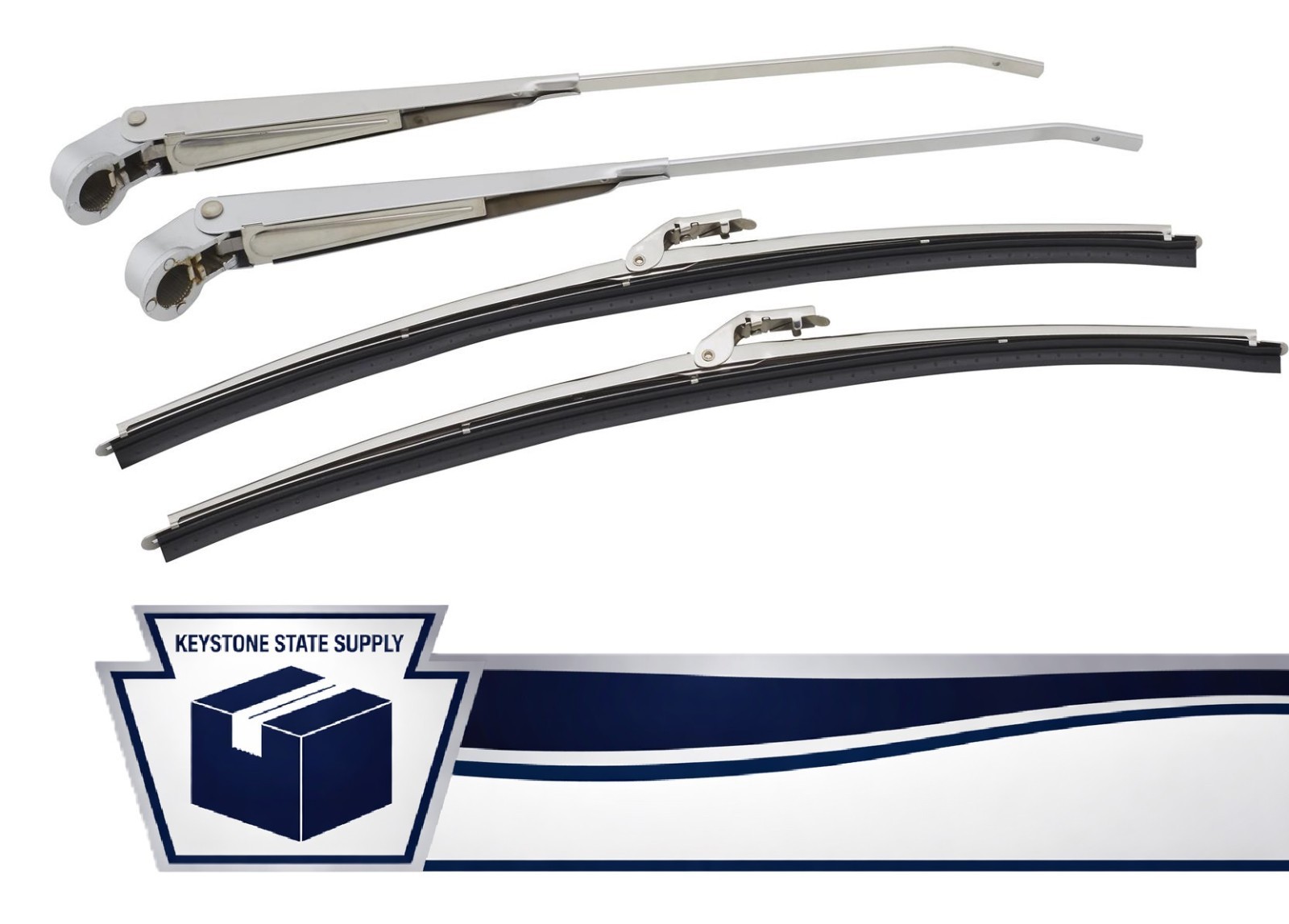 1967 1968 1969 Chevrolet Camaro Wiper Arm and Wiper Blade Set