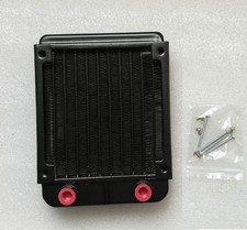 1Pz 120mm 10 Tubi G1/4 Alluminio Computer Raffreddamento Acqua Radiatore Dissipatore