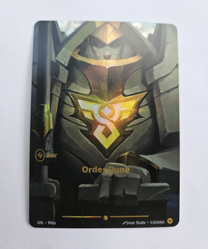 Order Rune R06a (Alternate Art) - League of Legends RIFTBOUND Unleashed ...