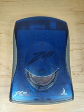 Iomega Zip 250 External Drive Data Blue USB Storage Disk Drive - Not Tested
