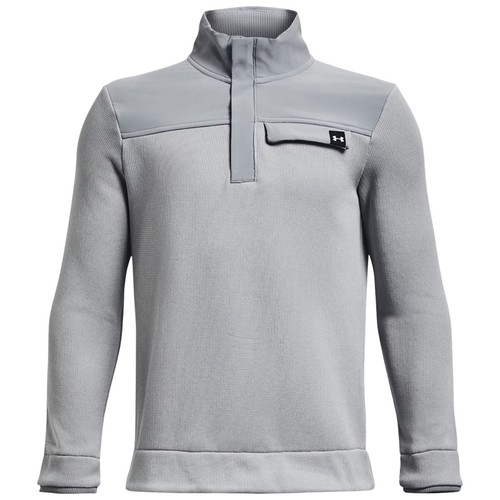 Under Armour Junior Niños Media Cremallera Polar Niños Pullover Top Ligero Elástico - Imagen 6 de 7