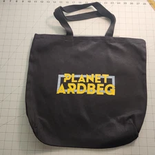 Planet Ardbeg Tote Bag Black 100% Cotton w/Handles Scotch Whiskey Graphic Novel