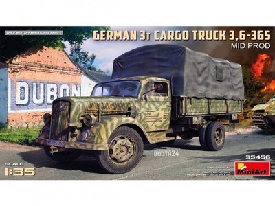 Miniart 35456 - 1:35 Dt. 3t Cargo Truck 3,6-36S Mit.Pro. - Neu