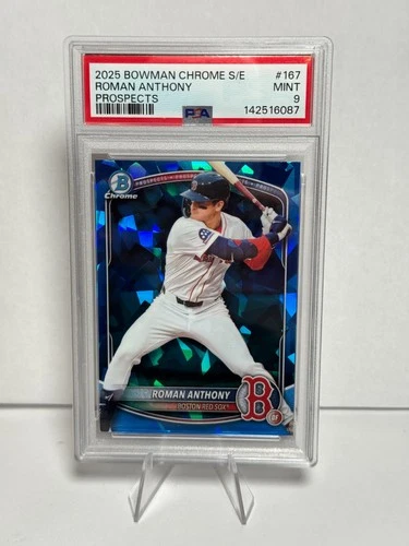 2025 Bowman Chrome Sapphire Roman Anthony Prospects #BCP-167 - PSA 9 MINT