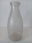 Vintage Patrick's Dairy Miami Arizona Embossed 1 Quart  Liquid Glass Milk Bottle