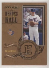 2004 Donruss Studio Heroes of the Hall Gold 311/499 Nolan Ryan #HH-6 HOF 1u6