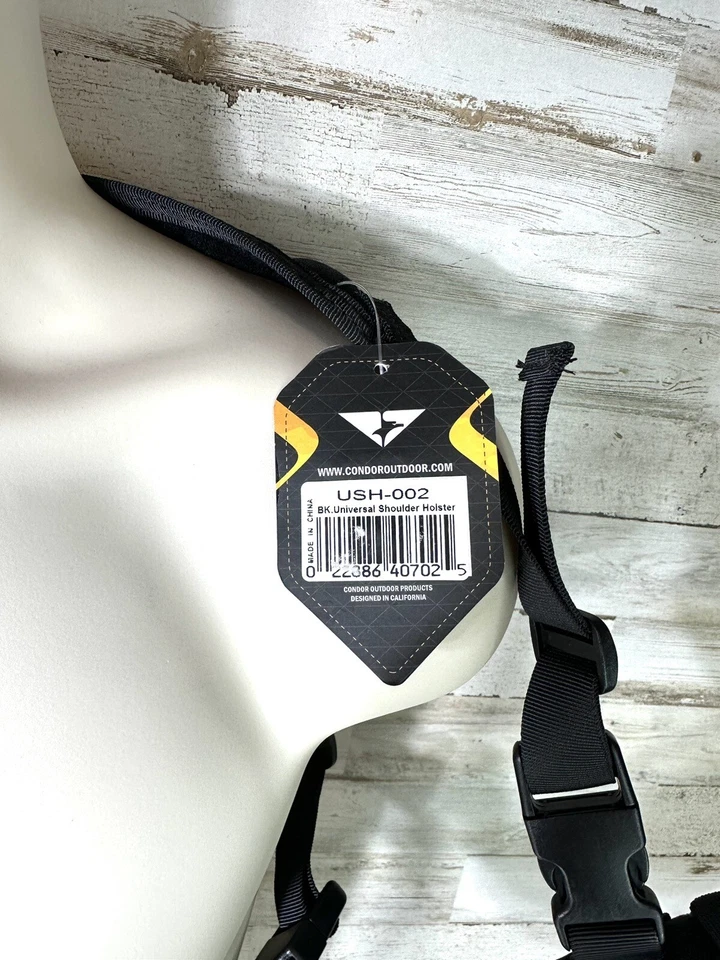 Condor Universal Shoulder Holster USH-002, 22 Cal Shell Carriers (2), ClipHolder - Image 4 of 4