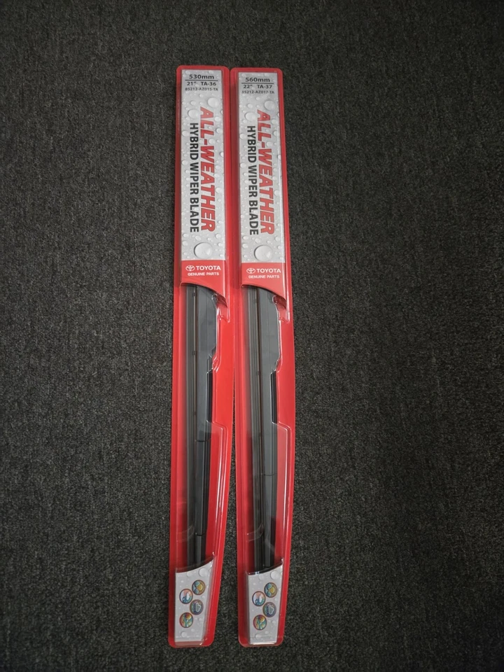 2005-2015 TOYOTA TACOMA GENUINE OEM SIGHTLINE WIPER BLADE SET 1H 1G - Image 2 of 3