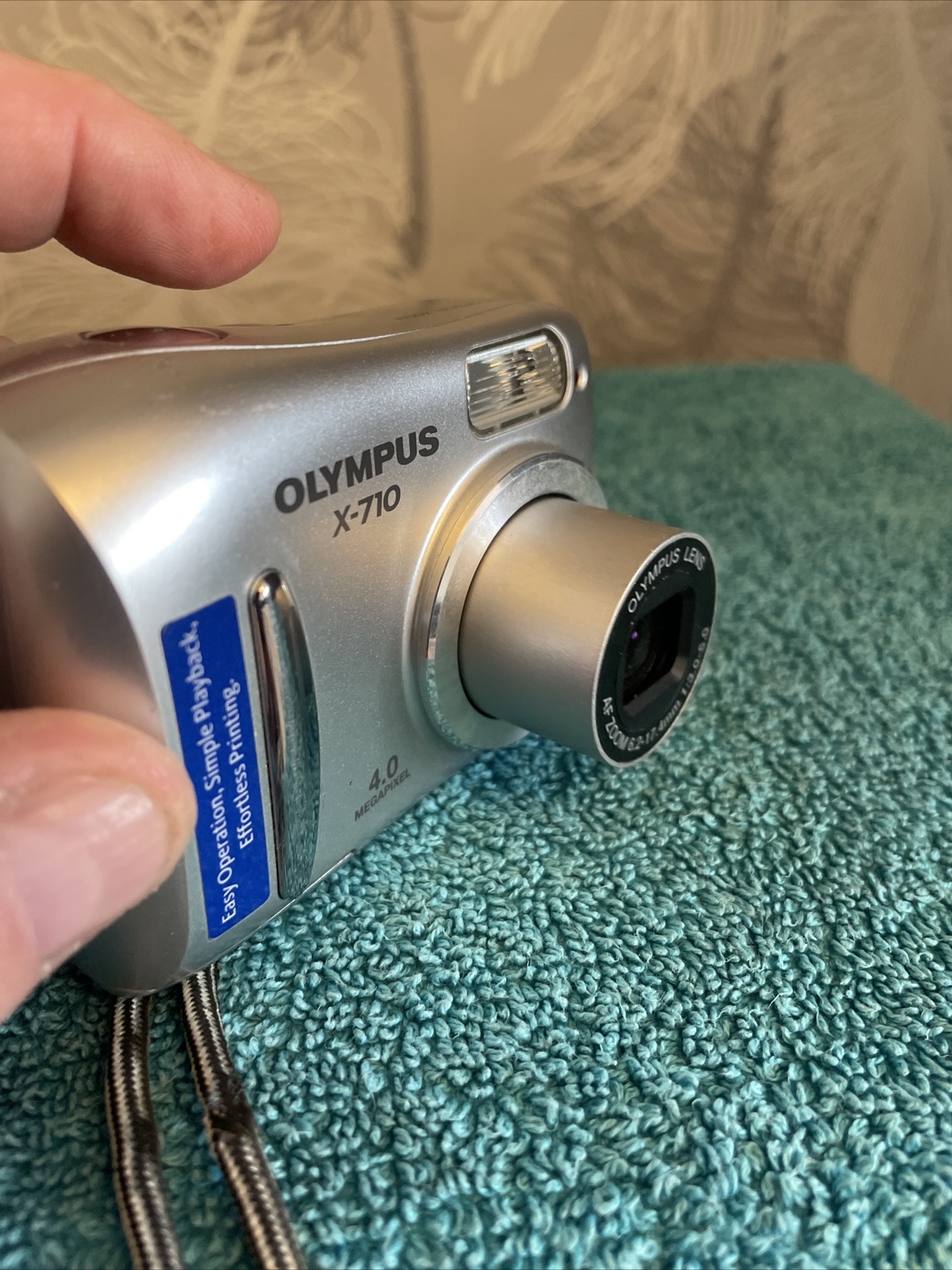 Olympus X710 4.0MP Compact Digital Camera Silver Tested & Works eBay