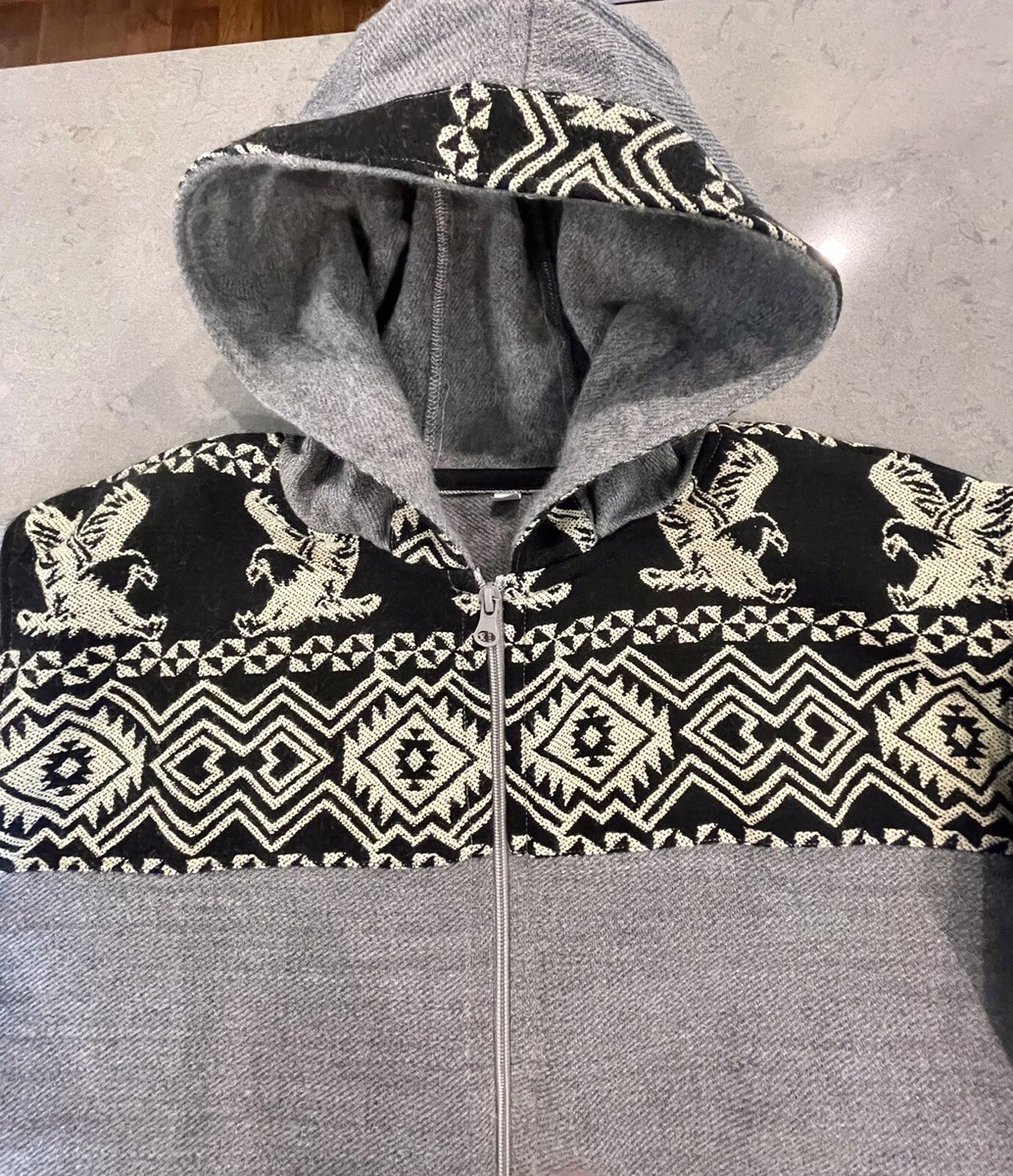 【新品未使用】Acka. over wool jacket Hecho En Ecuador - Light Wool Full Zip Hooded Jacket Coat