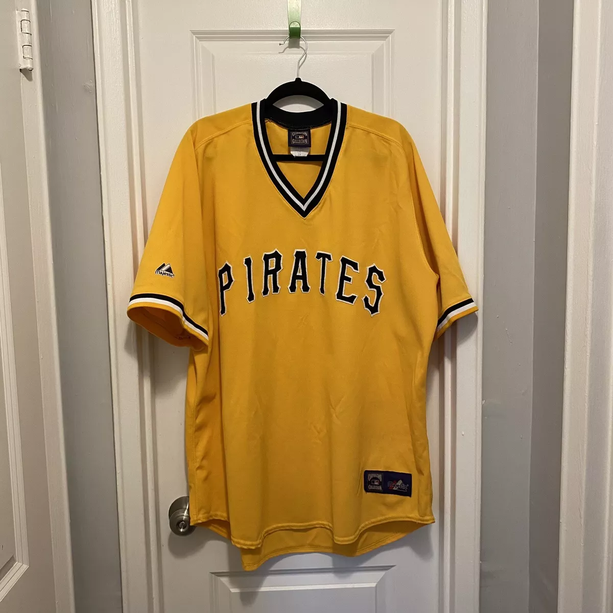 Pittsburgh Pirates Majestic Cooperstown Collection Jersey Mens XXL RARE 90’s