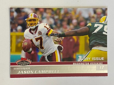 2008 Topps Stadium Club Football First Day Base Card #38 Jason CAMPBELL /1499