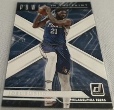2021-22 Donruss Basketball Joel Embiid Philadelphia 76ers Points In The Paint 10