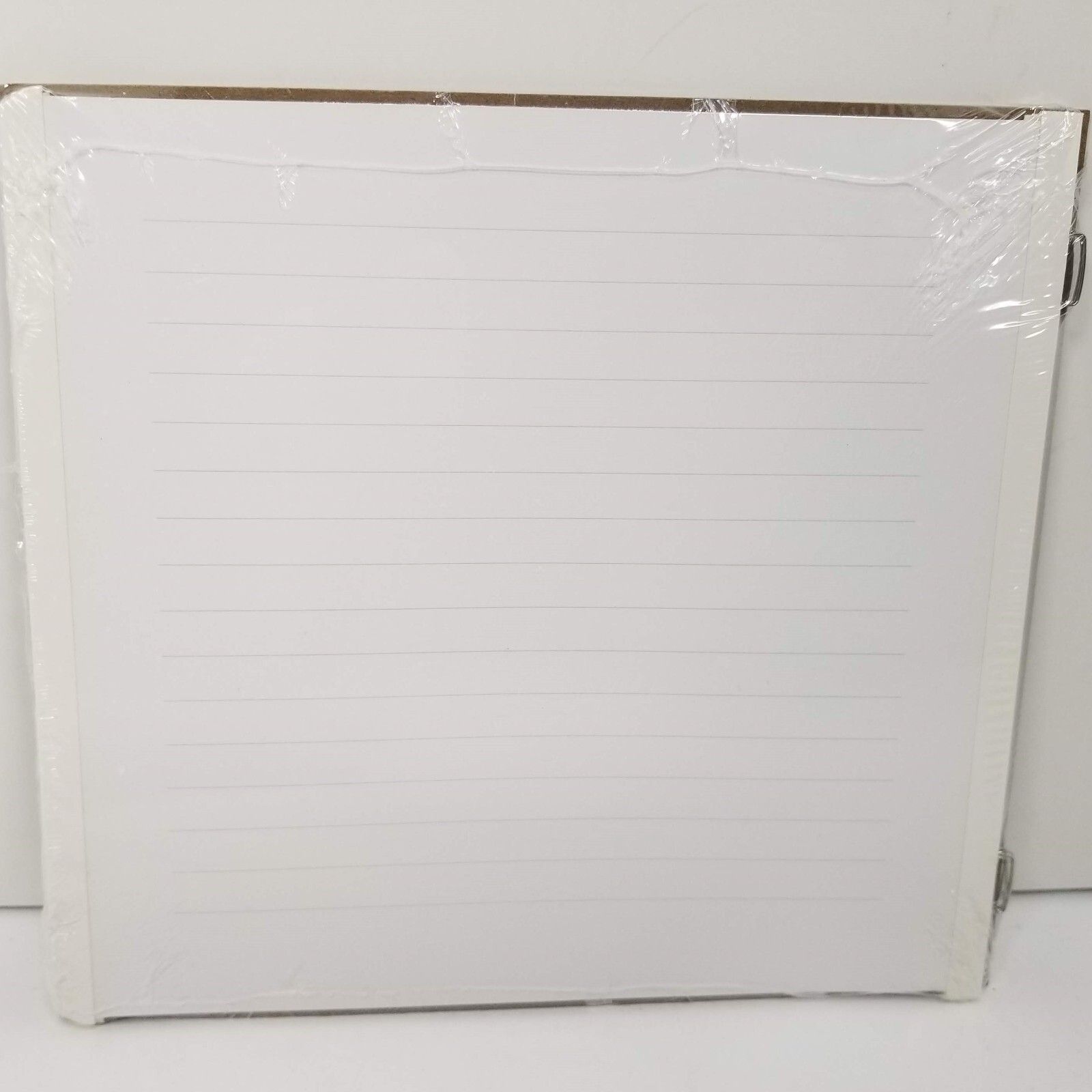 Scrap File With Ruled Pages Creative Memories 7x7 White RULED Scrapbook Pages 2002 RCM-7R 5 Sheets ...