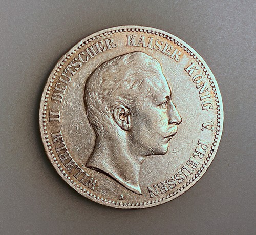 German States PRUSSIA 5 Mark 1903 A  KM# 523   VF - Picture 2 of 2