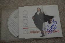 DJ BOBO Signed Autograph In Person MAXI CD Signed Where is Your Love
