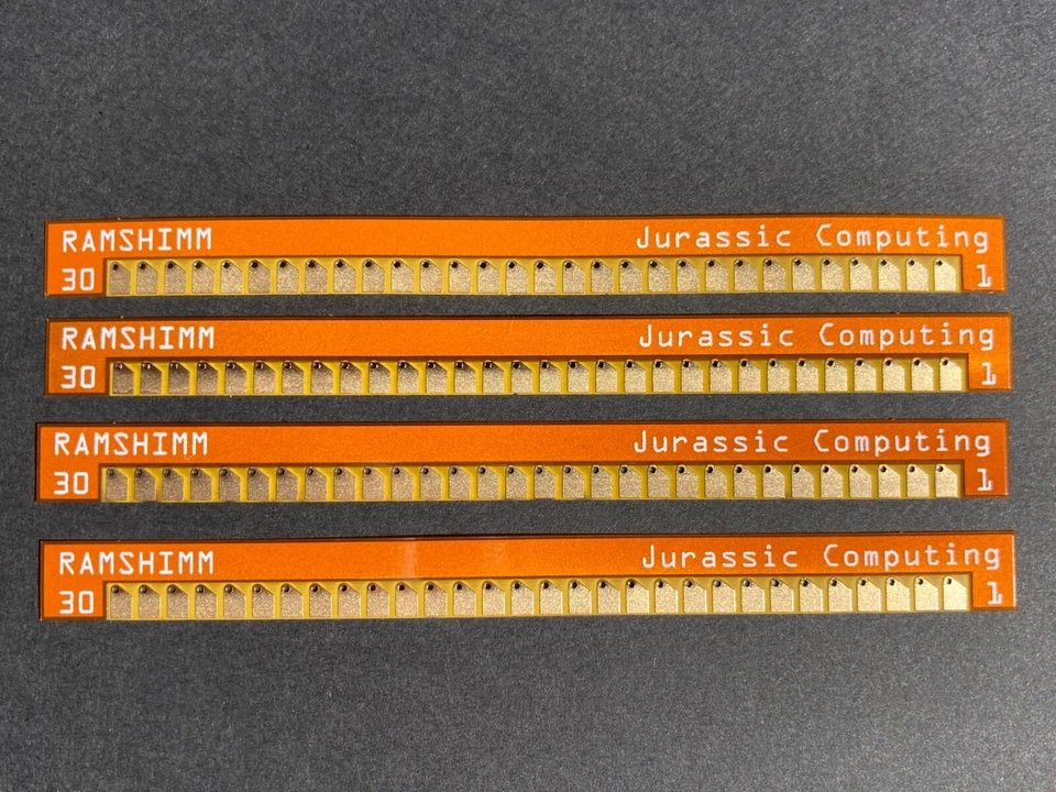 4pcs RAMSHIMM interposers: fix poor contact issues in RAM SIMM sockets - Image 4 of 4