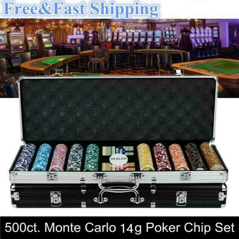  Showdown Poker Chips Set - 750 Heavyweight (13.5-Gram) Clay  Composite Chips, Cards, Dice, Dealer Button, & Aluminum Case - Professional  Casino Supplies, Kits, Holders, & Storage Container : Toys & Games