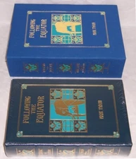 Easton Press DLE Mark Twain FOLLOWING THE EQUATOR original vintage illustrations