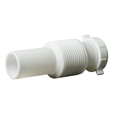 THRIFCO PLUMBING 1-1/2" x 12" Flexible Slip Joint Extension Tube (Form-Fit Style)