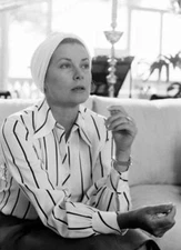 Princess Grace of Monaco at home during an interview 1975 OLD PHOTO 2
