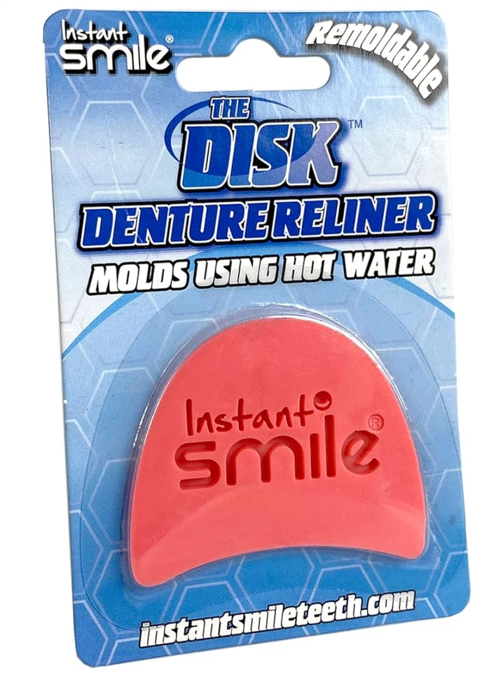 Instant Smile The Disk Denture Reliner Remouldable Prothesenplatte 1 Liner