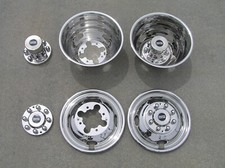 16 2008 - 2026 Ford E350 E450 Dually Wheel Covers Under The Lug Bolt On
