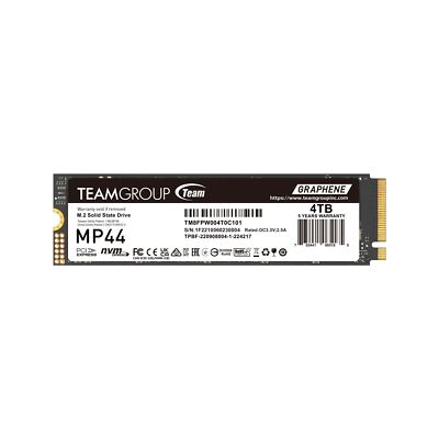 TEAMGROUP MP44 4TB SLC Cache Gen4x4 M.2 2280 PCIe 4.0 with NVMe Laptop & Desk...