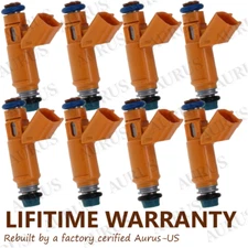 OEM DENSO 8 FUEL INJECTORS FOR 03-09 LR3 Range Rover Jaguar S-Type XK8 XJ8