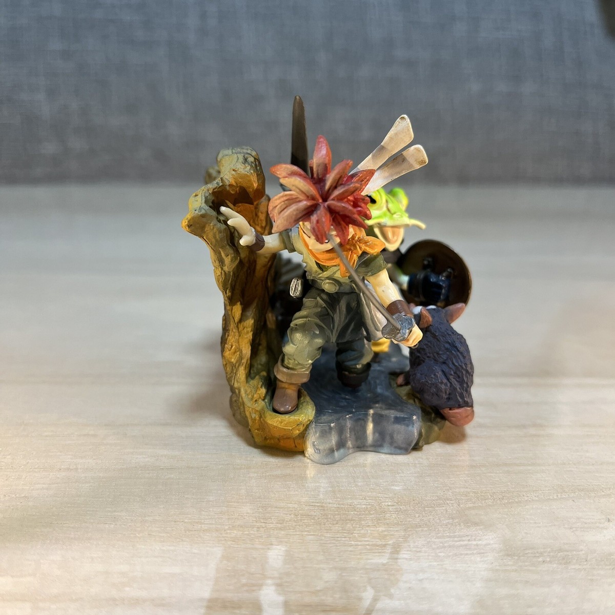 LOT DE 4 figurines Chrono Trigger Formation Arts design Akira Toriyama