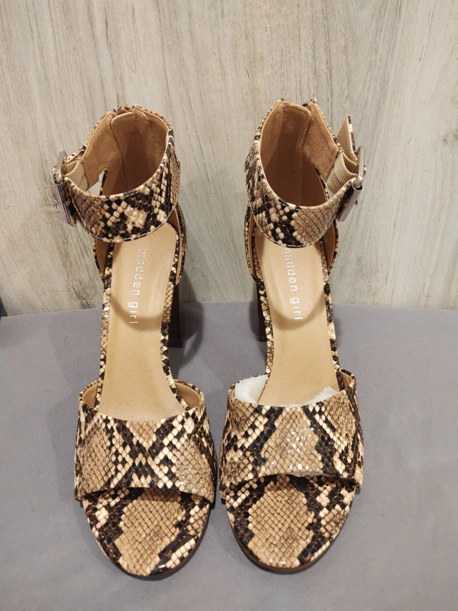 Harper top snakeskin sandal
