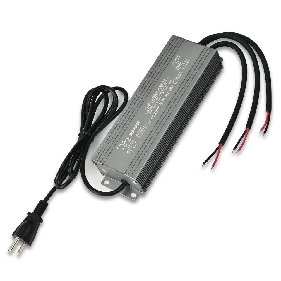 LED Power Supply 110V to DC 12V Voltage Converter Transformer Adapter Waterproof - Image 3 of 3