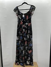 NWT TOXIK Medium Floral Cap Sleeve Romper/Dress Polyester Blend