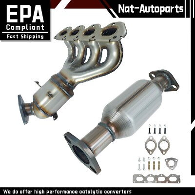 #ad #ad Set Catalytic Converter For Chevrolet Aveo Chevy Aveo5 2009 2011 1.6L $159.41
