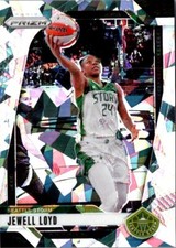 2024 Jewell Loyd Panini Prizm WNBA Silver Cracked Ice #49 Seattle Storm Insert