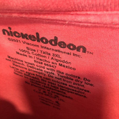 Nickelodeon T-Shirt Best of the 90's Multicolor Tie Dye Cotton 3XL - Picture 12 of 15