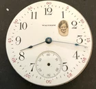 Antique 1908 Waltham model 1908 610Pocket Watch Movement Parts/Repair 16s 7j USA