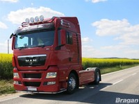 DachträGer+Flush Led+Spots+LufthöRner FüR MAN TGX Vor 2015 XXL Edelstahl