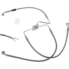 DRAG SPECIALTIES 1741-5845 Stainless Steel Brake Line Kit Brake Line - Front