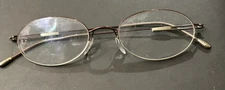 SILHOUETTE TITANIUM HALF RIM FRAME ONLY EYEGLASSES 7582 6050 BROWN 52-18-130