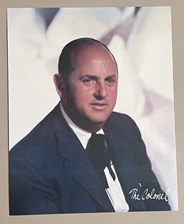 Elvis Related / Colonel Parker Promotional Headshot / Left Over From His Office